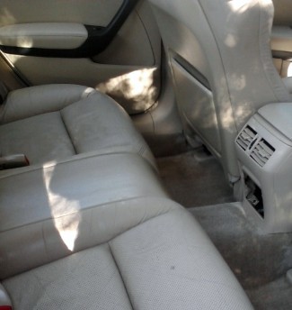 Acura tl detailed rear interior